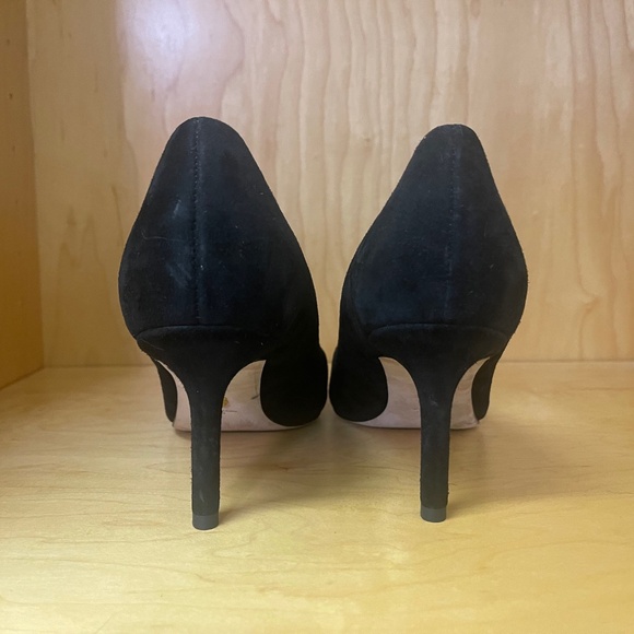 Veronica Beard Black Lisa Suede Pumps - Size 8M - worn once - Picture 4 of 9
